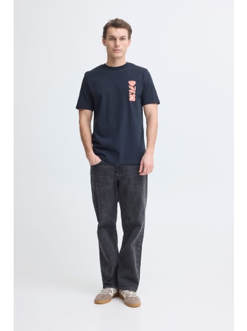 BLEND Rundhalsshirt BHSun in Dunkelblau