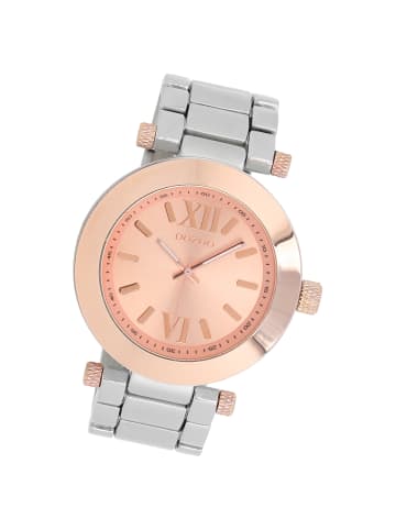 Oozoo Analog-Armbanduhr Oozoo Vintage Series silber groß (ca. 40mm)