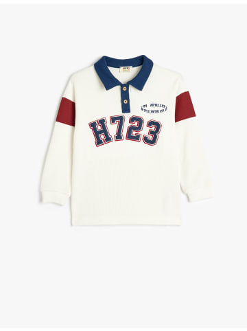 KOTON Sweatshirt in Weiß