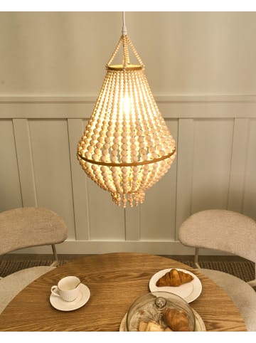 Beliani Kronleuchter KUMBUKKAN in Braun - (W) 30 x (H) 130 x (L) 30 cm