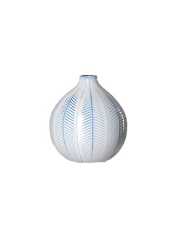 Ritzenhoff & Breker Kugelvase Reef 20 cm weiß-blau in weiß-blau