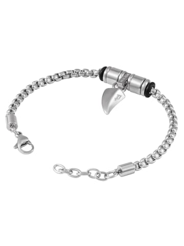 Police Herrenarmband Serrator Edelstahl Silber
