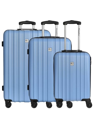 Check.In Aurora - Trolley-Set 3tlg. (limettengrün) in himmelblau