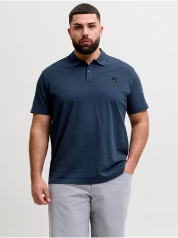 JACK & JONES PLUS Poloshirt in Outer Space