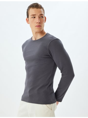 KOTON T-shirt in Anthrazit
