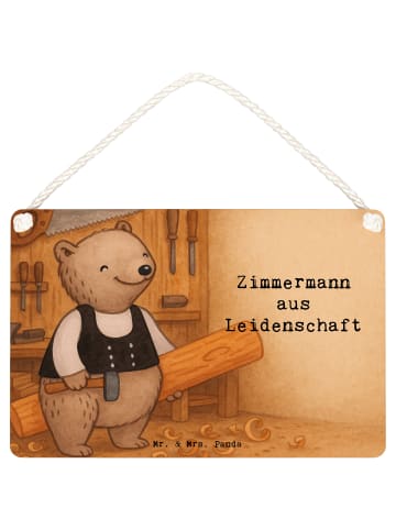 Mr. & Mrs. Panda Deko Schild Zimmermann Leidenschaft Design mit ... in Weiß