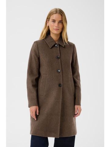 PART TWO Jacke KamillasPW Classic fit in Dark Walnut Melange