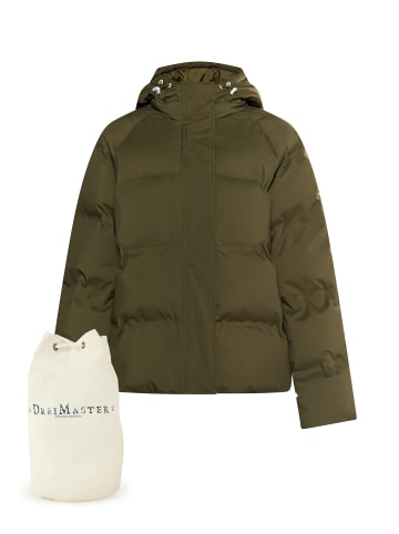 DreiMaster Maritim Anorak + Shopping Bag - Set in Militäroliv