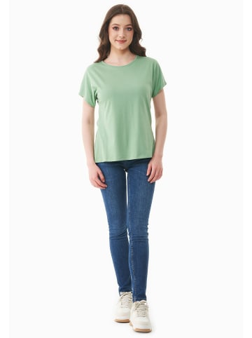 Organication T-Shirt "WOR17223" in Matchagrün