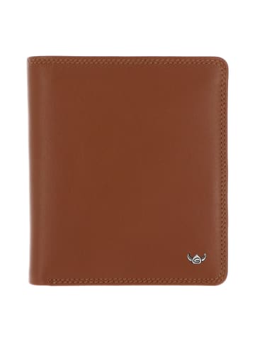Golden Head Polo Geldbörse RFID Schutz Leder 12 cm cognac