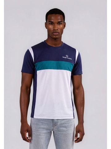 Sergio Tacchini T-Shirt in navy/gardenia