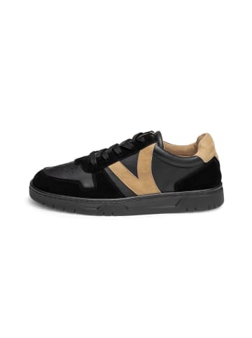 VITAFORM Samtziegenleder Sneaker in schwarz