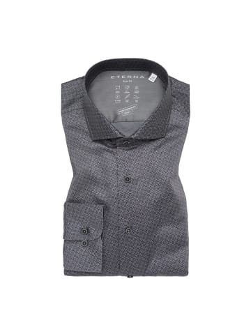 Eterna Langarmhemd in Grau