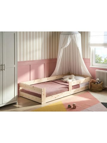 Beliani Kinderbett PRIMELLES in Braun - (W) 95 x (H) 38 x (L) 207 cm