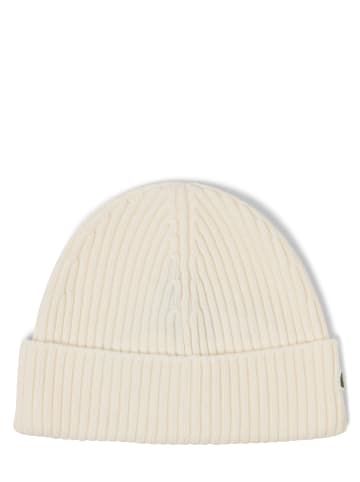 Lacoste Beanie in ecru - 0002