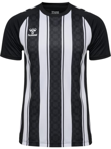 Hummel T-Shirt "Match Striped Jersey S/S" in Schwarz