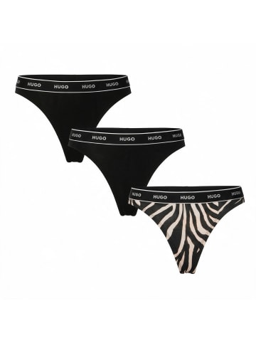 Hugo Boss 3er-Set: Pantys in Black