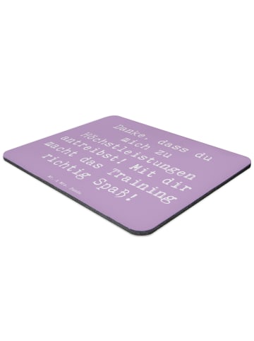 Mr. & Mrs. Panda Mauspad Spruch Motivierender Fitness-Trainer mi... in Lavendeltraum