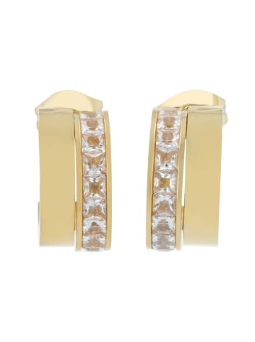 Adeliás Damen Ohrringe – Ohrstecker aus Edelstahl in gold