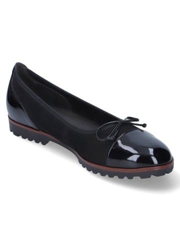 Gabor Ballerinas in schwarz/cognac