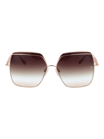 Ana Hickmann Frauen Sonnenbrille Quadratisch Gold