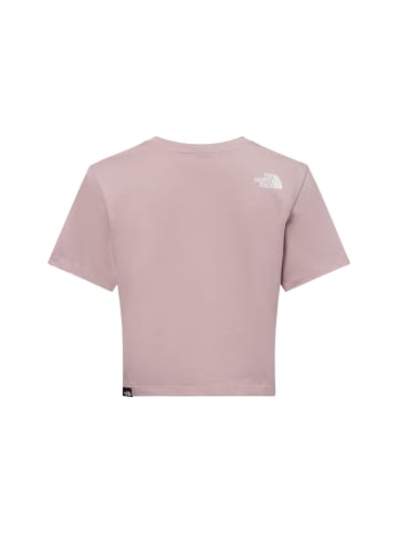The North Face T-Shirt Simple Dome Cropped in altrosa weiß - 0004