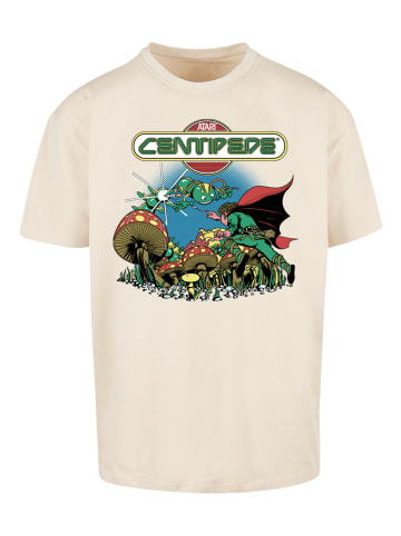 F4NT4STIC Oversize T-Shirt Centipede Atari Retro Gaming in sand