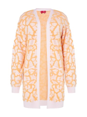 Swirly Damen Cardigan in ORANGE PINK