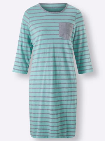 WITT WEIDEN Sleepshirts in grau-meliert + mint