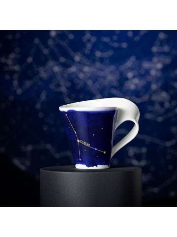 Villeroy & Boch Tasse Krebs NewWave Stars 300 ml weiß-blau in weiß-blau