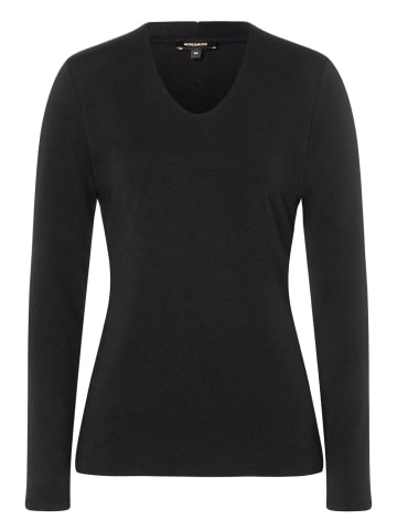 More & More Langarmshirt in schwarz