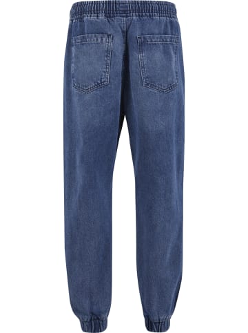 Urban Classics Slim Fit in mid deep blue washed