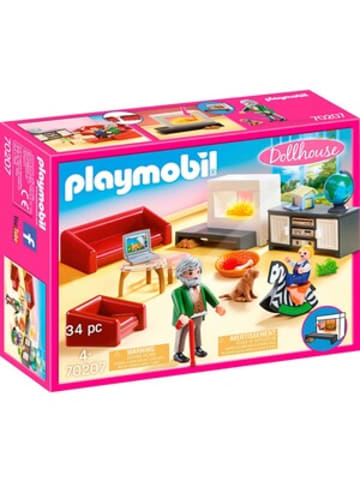 Playmobil 70207 Gemütliches Wohnzimmer in Mehrfarbig