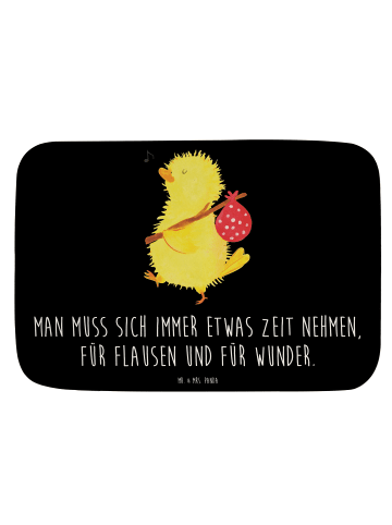 Mr. & Mrs. Panda Badvorleger Küken Wander mit Spruch in Schwarz