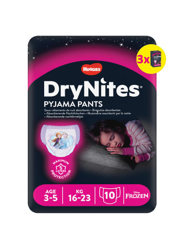 DryNites Windeln Windelhosen Mädchen 3-5 J. (16-23kg) Monatspack 30 Stk