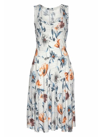 Vivance by Lascana Jerseykleid in grau-meliert-bedruckt