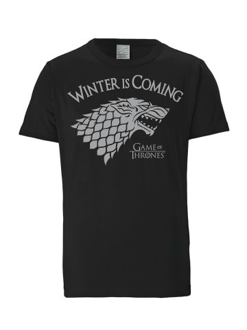 Logoshirt Print T-Shirt Game of Thrones in schwarz