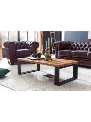 KADIMA DESIGN Couchtisch WL5.650 115x35x60 cm Massiv Holz Sofatisch mit