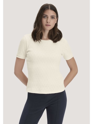 Hessnatur Hessnatur Pointelle T-Shirt Regular aus reiner Bio-Baumwolle in cocos