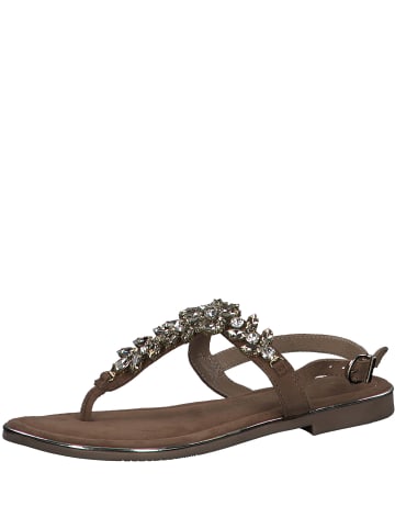 Marco Tozzi Zehenstegsandalen in Braun