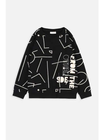 Coccodrillo Langärmeliges T-shirt in schwarz