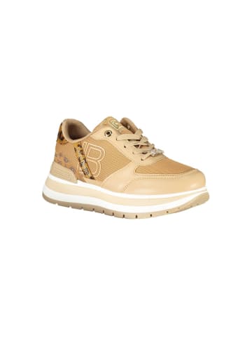 Laura Biagiotti Braune Polyurethan-Sneaker