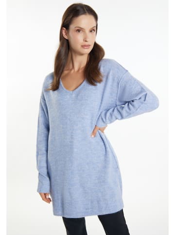 usha WHITE LABEL Strickpullover in Blau Melange