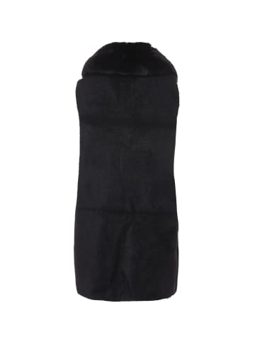 CARNEA Damen Ärmellose Jacke in Schwarz