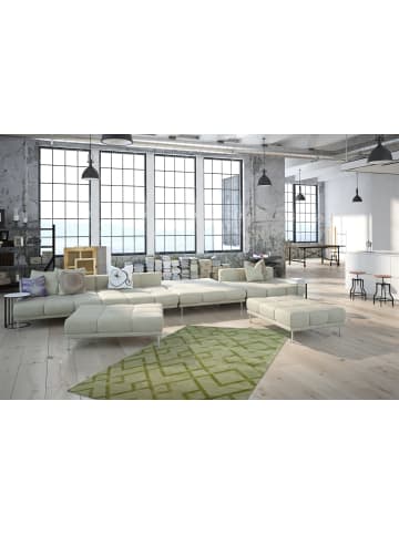 Teppich Boss Kurzflor Teppich Lucia 310 - Edelgrün