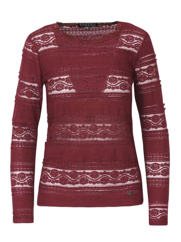 KOROSHI Langarm-T-Shirt in braun