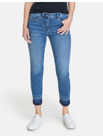 Gerry Weber Hose Jeans verkürzt in Blue Denim with use