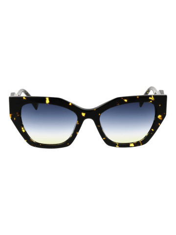 Ana Hickmann Frauen Sonnenbrille Katzenauge Schwarz