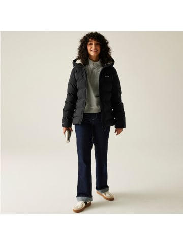 Regatta Altoro Winterjacke mit Kapuze und 15.000 mm Wassersäule in Schwarz