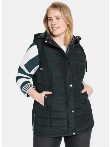 sheego Steppweste in schwarz